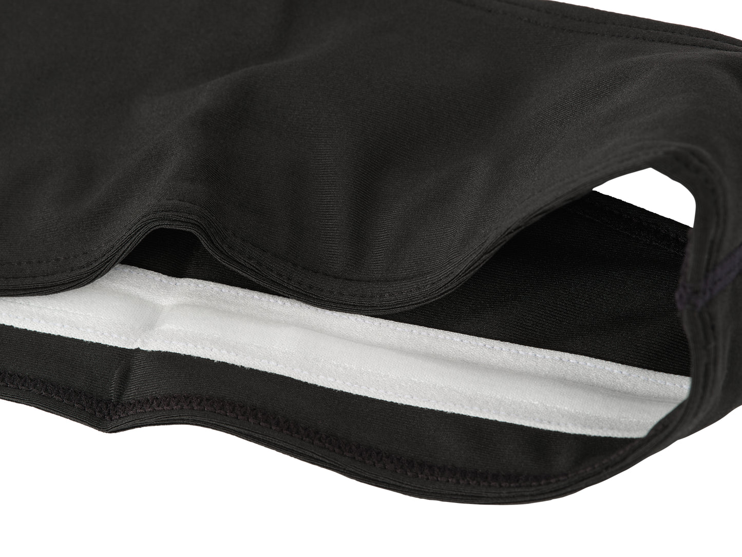 Black Headband (wide) with silicon strip